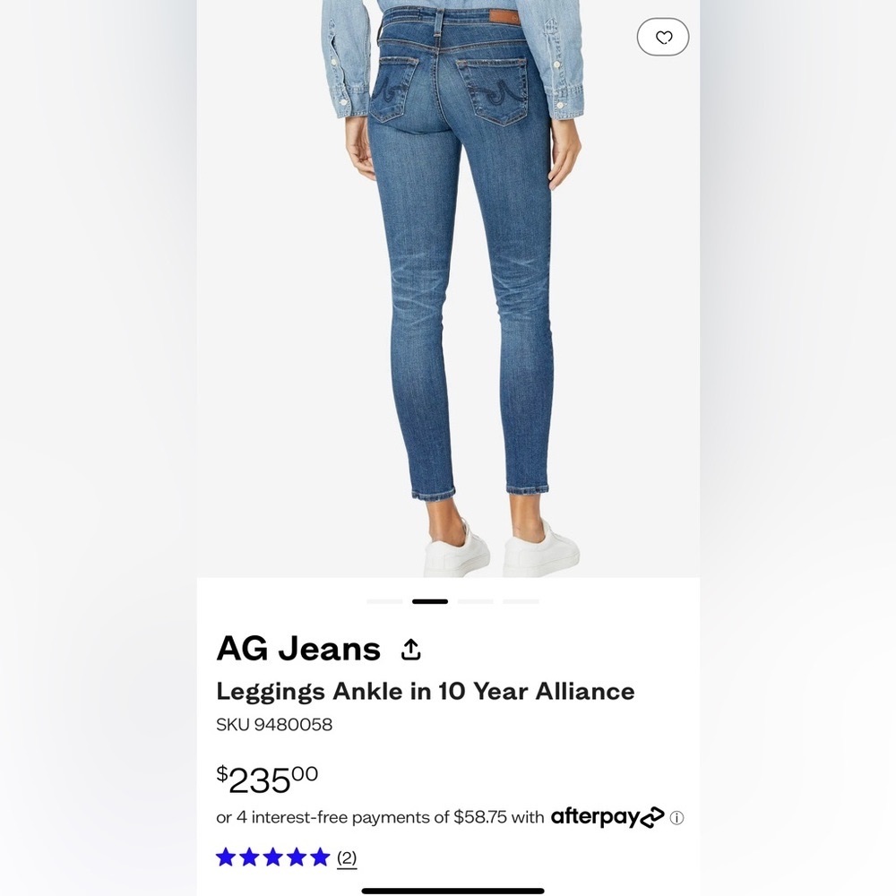 AG the legging ankle super skinny ankle